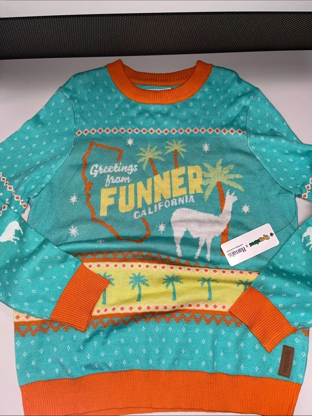 Tipsy Elves Teal and Orange 